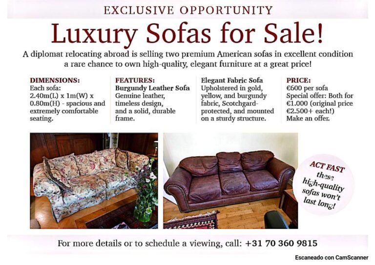 Exclusive Opportunity: Two Premium Sofas at Exceptional Prices