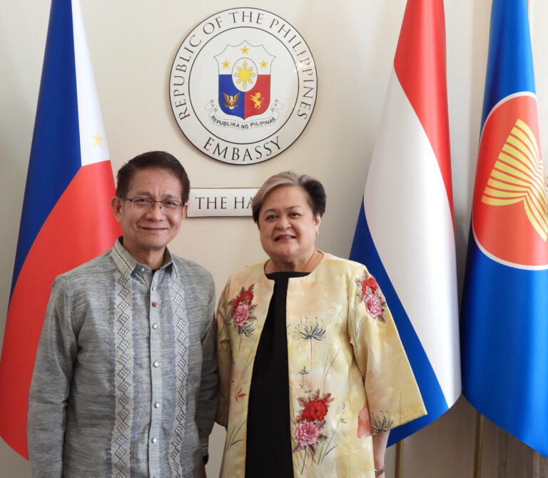 Philippines Secretary of Foreign Affairs Theresa Ma.Lazaro visits The Netherlands