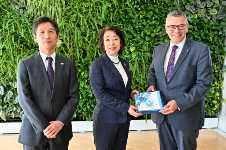 Ambassador Shino Mitsuko received at the Bavarian State Chancellery