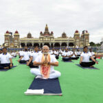 International Day of Yoga celebrations in India in June 2022