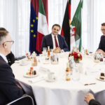 Luncheon held in honour of Ambassador Brucci by Premier Wüst and Nathanael Liminski, Head of State Chancellery, NRW. Picture by LV-b-nadine-zilliges