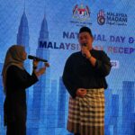 Malasia Nat Day 2025 vocalists Ainy Yahaya and Emri Faridz