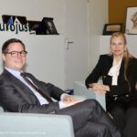 President Michael Schmid and Dr Mayelinne De Lara, Diplomat Magazine’s Publisher