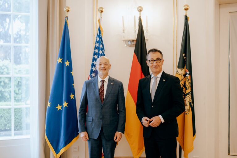 U.S. Chargé d’affaires Alan Meltzer received by Premier Cem Özdemir 