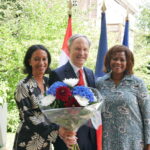 Welcoming Minister Plenipotentiary of St Maarten, Gracita Arrindell