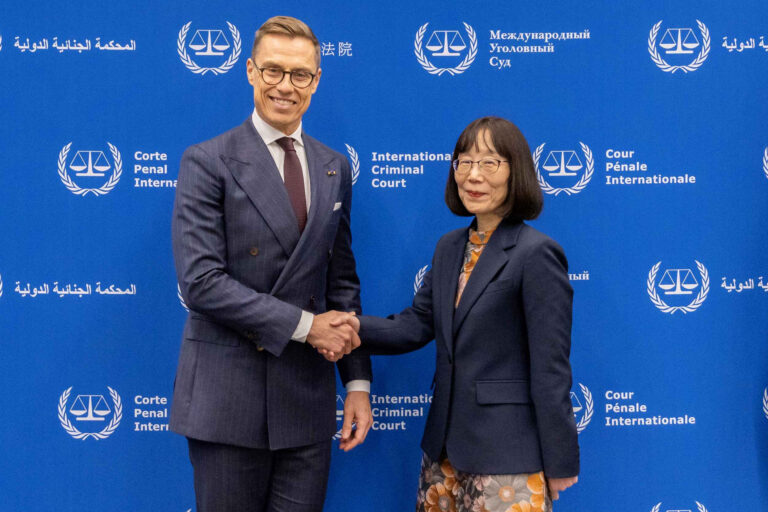 President of Finland Visits the International Criminal Court
