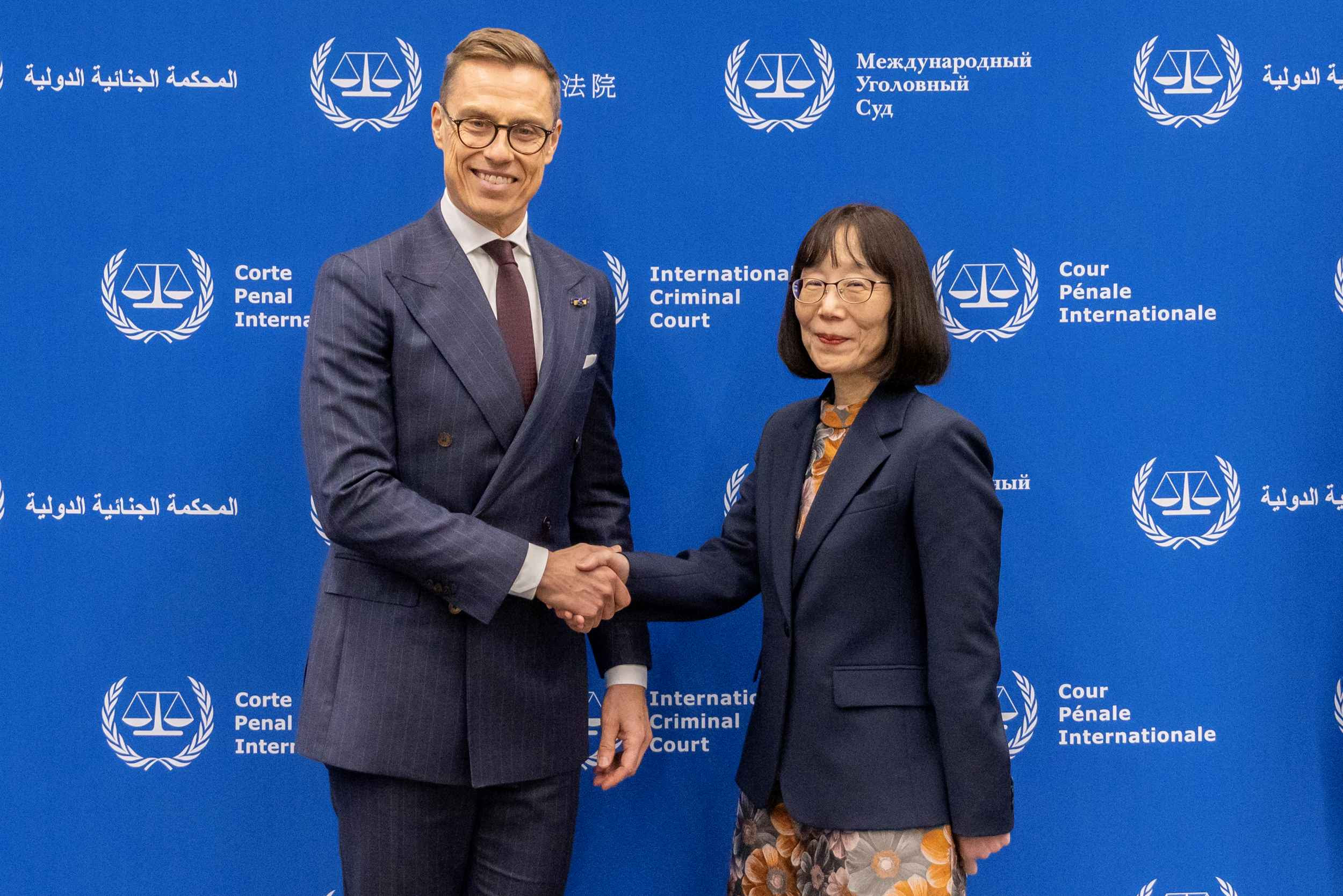 President of Finland Visits the International Criminal Court
